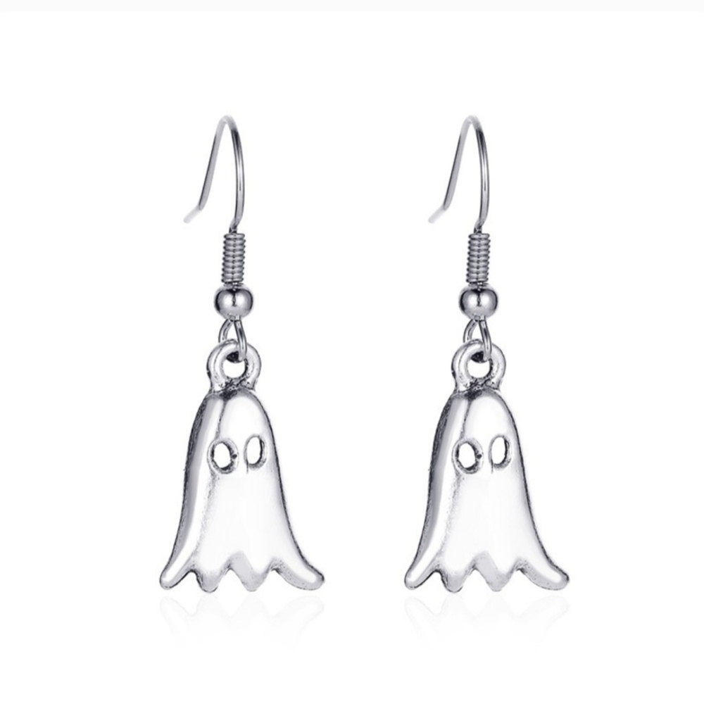 Silver Ghost Earrings